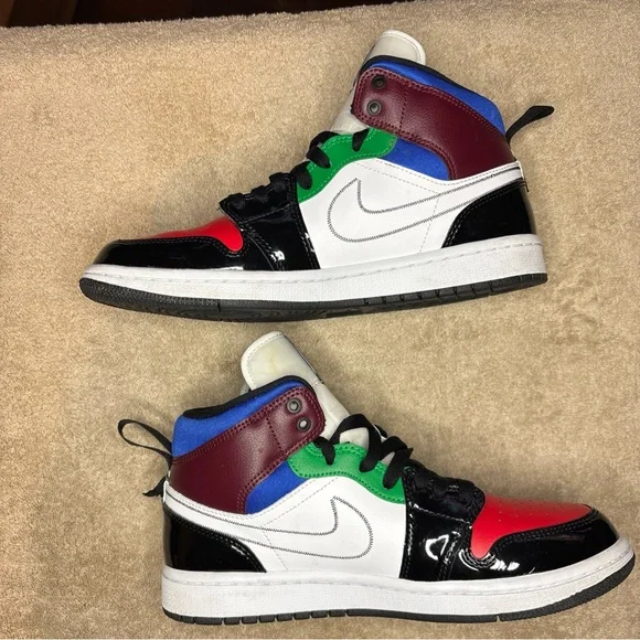 Size 8.5 - Air Jordan 1 SE Mid Multi-Color Women’s DB5454-001 - Picture 3 of 10